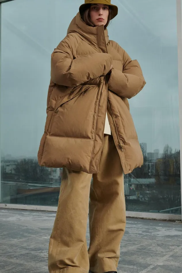 Women STORM COAT Beige Soeur Jackets and Coats