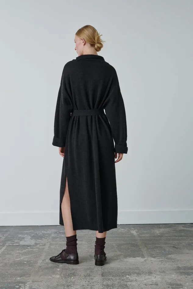 Women SUBWAY DRESS Dark Grey Soeur Dresses
