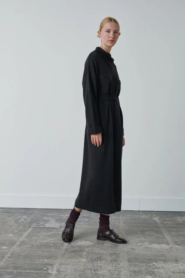 Women SUBWAY DRESS Dark Grey Soeur Dresses