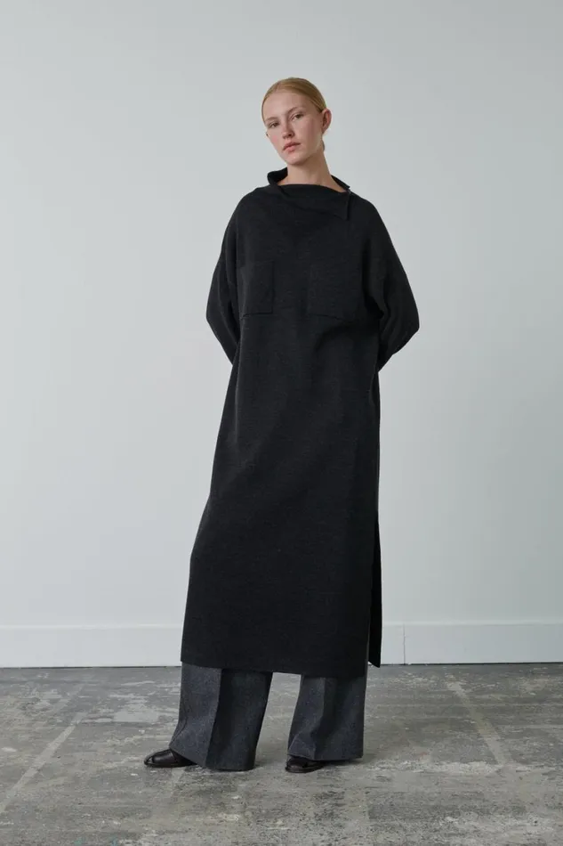 Women SUBWAY DRESS Dark Grey Soeur Dresses