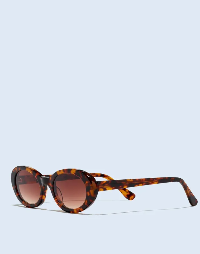 Women Sunglasses Madewell Russell Oval Sunglasses