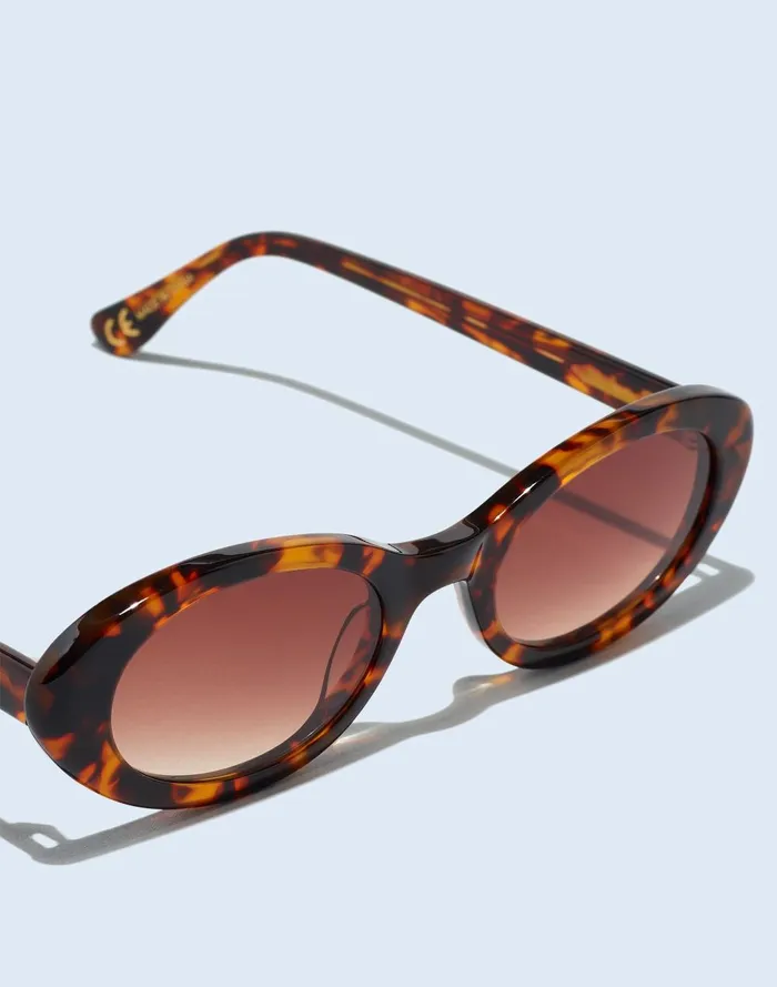 Women Sunglasses Madewell Russell Oval Sunglasses