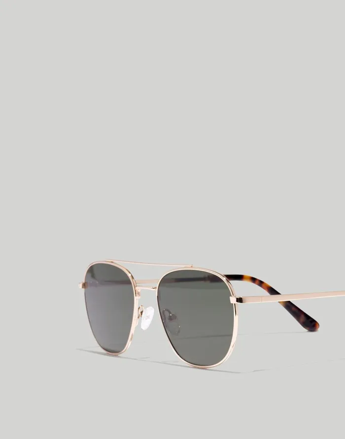 Women Sunglasses Madewell Suffolk Aviator Sunglasses