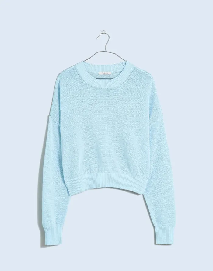 Women Sweaters Madewell Plus LooseKnit Crewneck Sweater