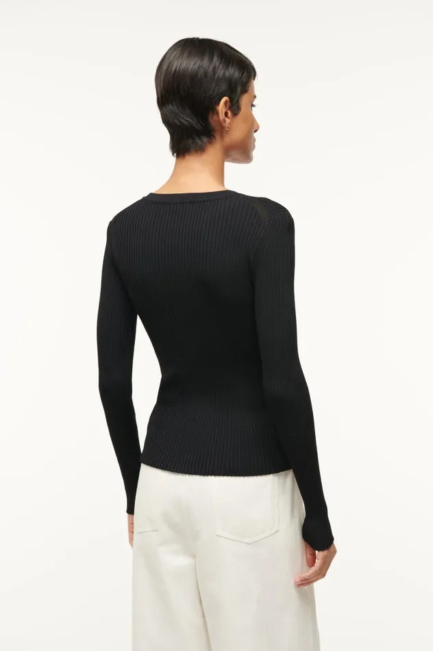 Women Sweaters STAUD STAUD CARGO SWEATER ALL BLACK Women Sweaters STAUD STAUD CARGO SWEATER ALL BLACK