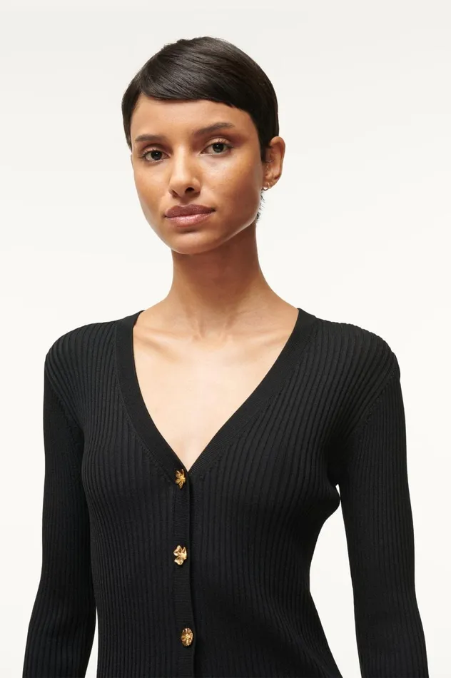 Women Sweaters STAUD STAUD CARGO SWEATER ALL BLACK Women Sweaters STAUD STAUD CARGO SWEATER ALL BLACK