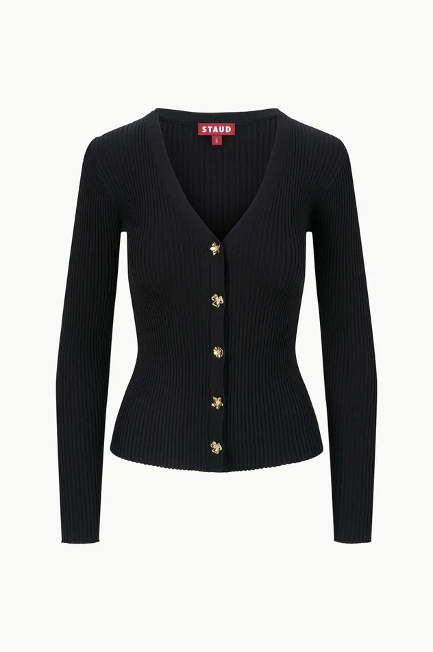 Women Sweaters STAUD STAUD CARGO SWEATER ALL BLACK Women Sweaters STAUD STAUD CARGO SWEATER ALL BLACK