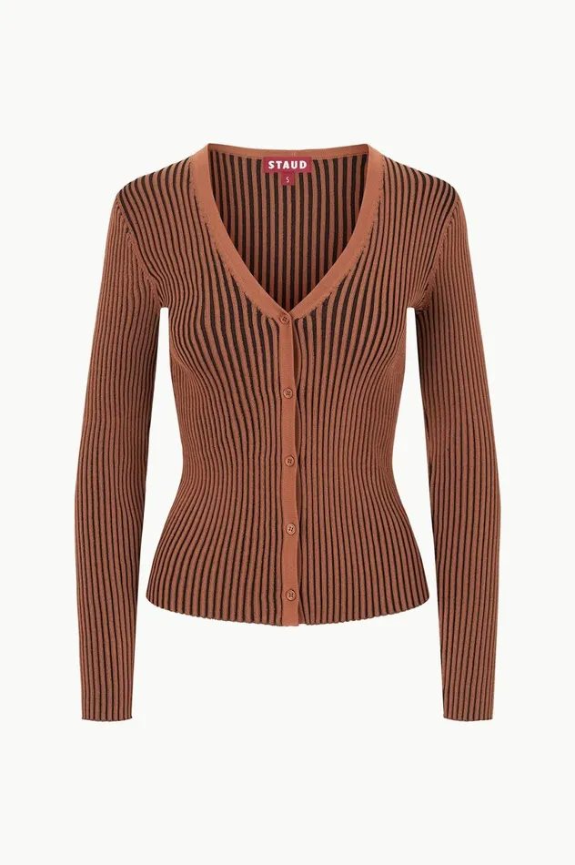 Women Sweaters STAUD STAUD CARGO SWEATER BLACK TAN Women Sweaters STAUD STAUD CARGO SWEATER BLACK TAN