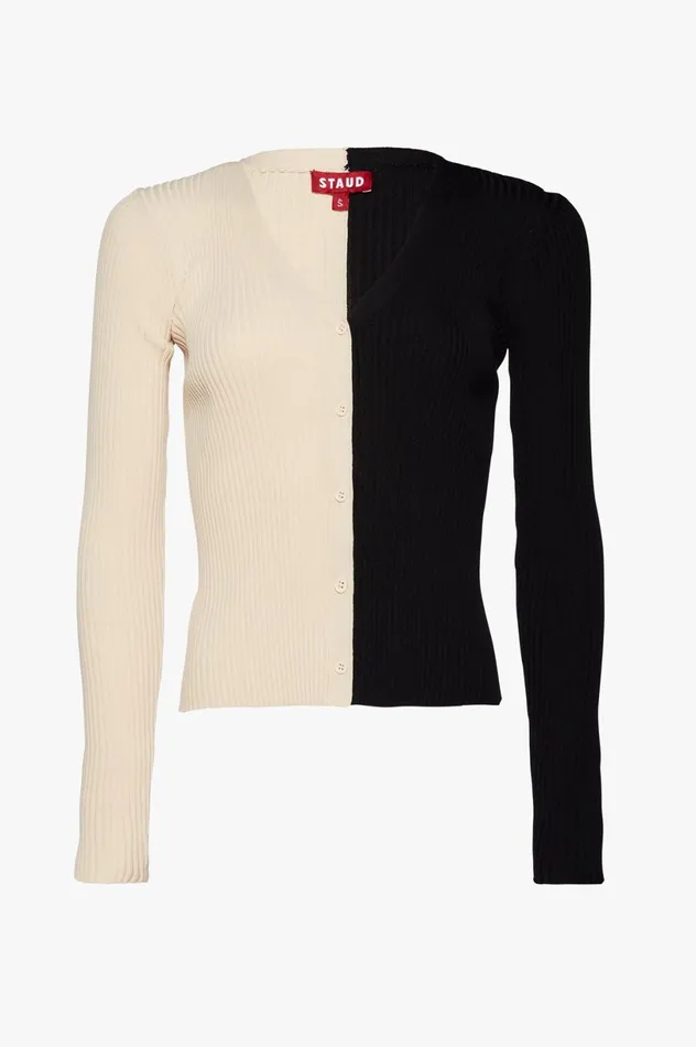 Women Sweaters STAUD STAUD CARGO SWEATER BUFF BLACK Women Sweaters STAUD STAUD CARGO SWEATER BUFF BLACK