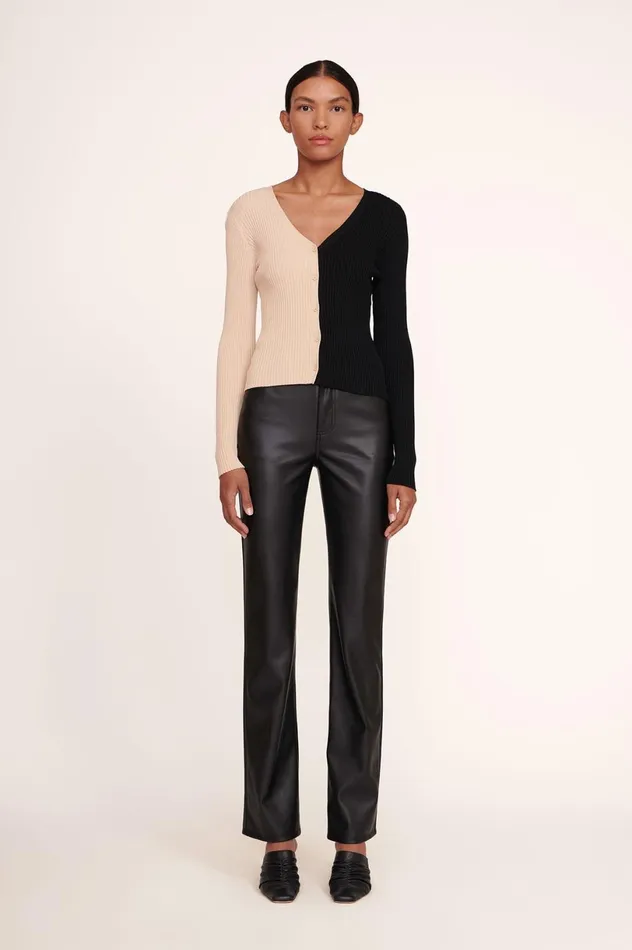 Women Sweaters STAUD STAUD CARGO SWEATER BUFF BLACK Women Sweaters STAUD STAUD CARGO SWEATER BUFF BLACK