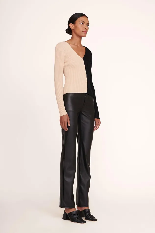 Women Sweaters STAUD STAUD CARGO SWEATER BUFF BLACK Women Sweaters STAUD STAUD CARGO SWEATER BUFF BLACK
