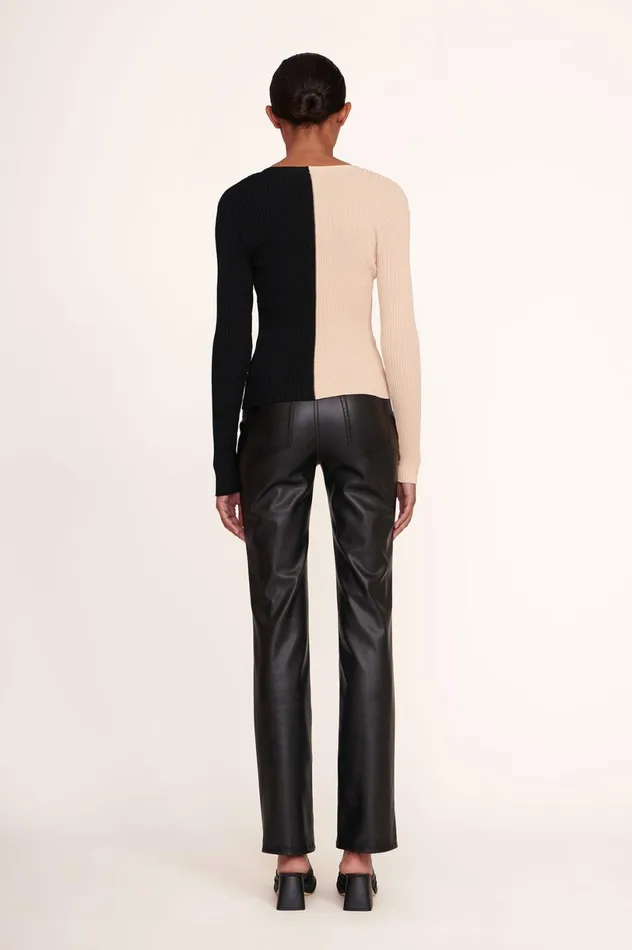 Women Sweaters STAUD STAUD CARGO SWEATER BUFF BLACK Women Sweaters STAUD STAUD CARGO SWEATER BUFF BLACK