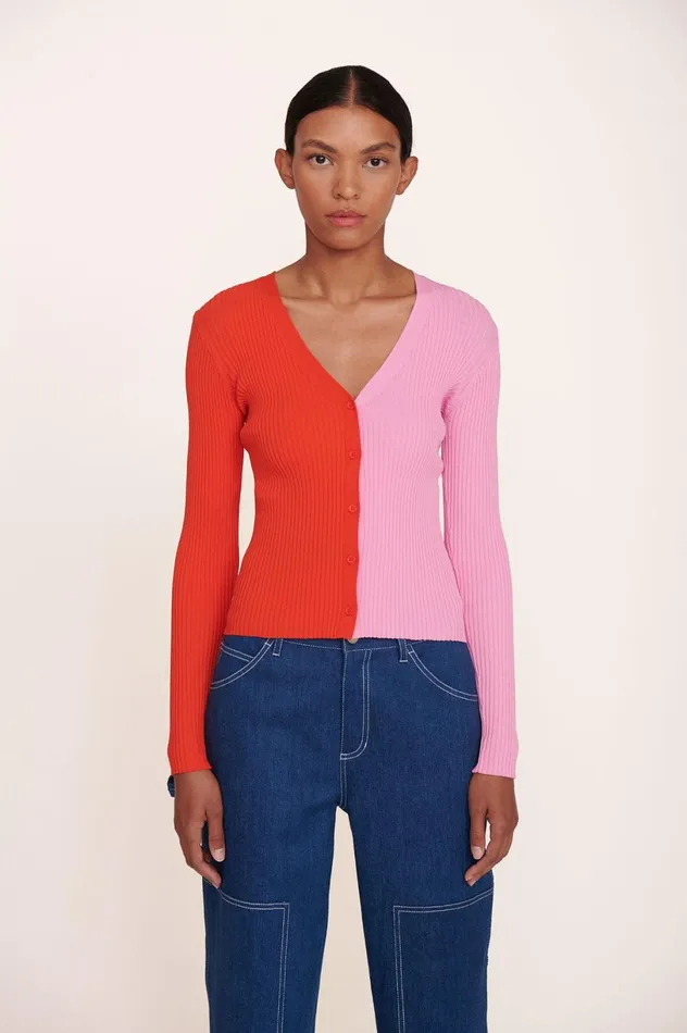 Women Sweaters STAUD STAUD CARGO SWEATER POPPY ROSEBUD