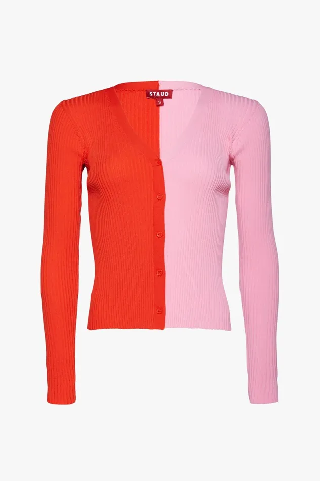 Women Sweaters STAUD STAUD CARGO SWEATER POPPY ROSEBUD Women Sweaters STAUD STAUD CARGO SWEATER POPPY ROSEBUD