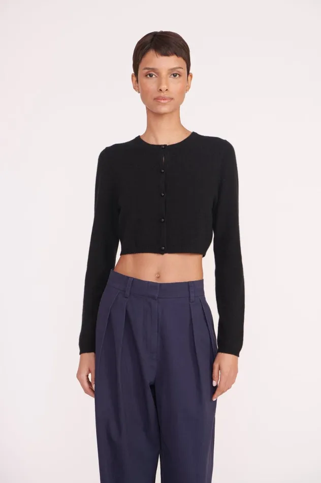 Women Sweaters STAUD STAUD DEANNA SWEATER BLACK Women Sweaters STAUD STAUD DEANNA SWEATER BLACK