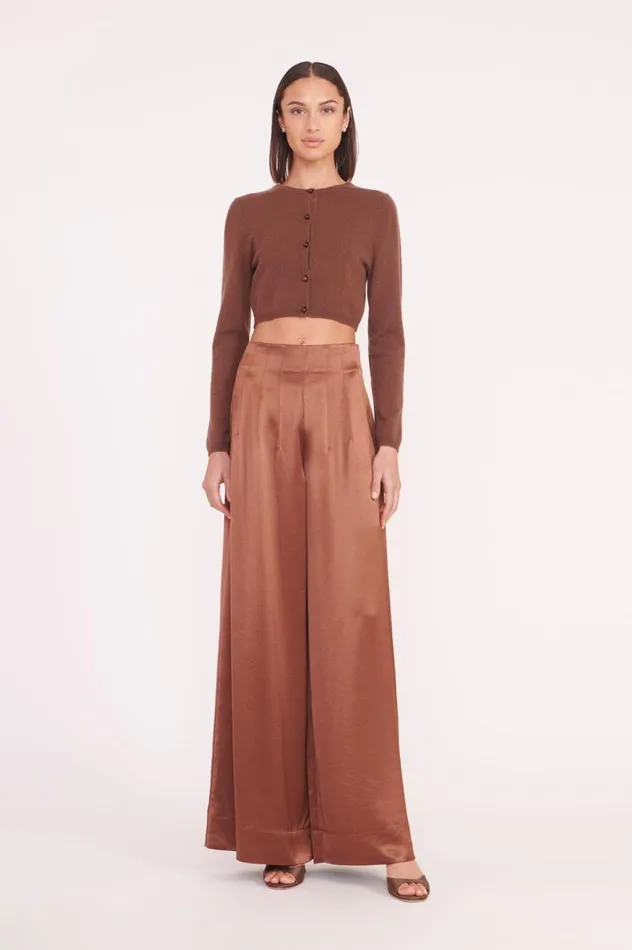 Women Sweaters STAUD STAUD DEANNA SWEATER CLOVE Women Sweaters STAUD STAUD DEANNA SWEATER CLOVE