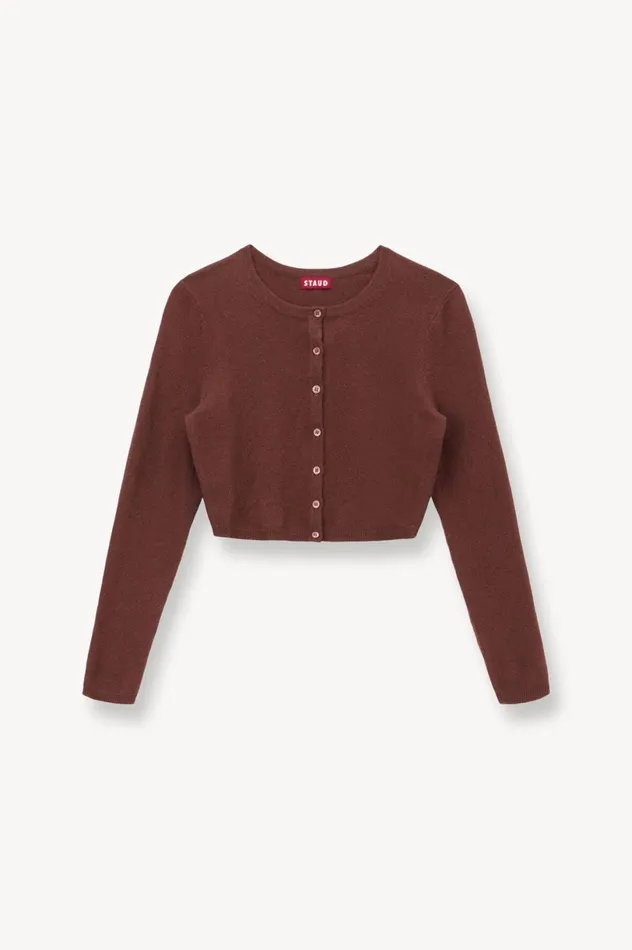 Women Sweaters STAUD STAUD DEANNA SWEATER CLOVE Women Sweaters STAUD STAUD DEANNA SWEATER CLOVE