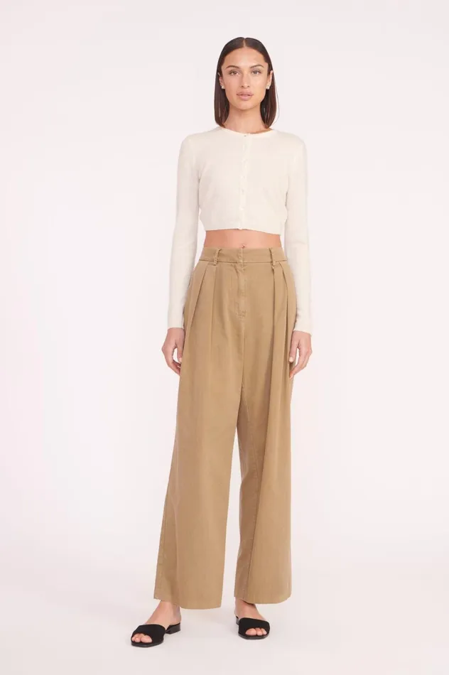 Women Sweaters STAUD STAUD DEANNA SWEATER CREME Women Sweaters STAUD STAUD DEANNA SWEATER CREME