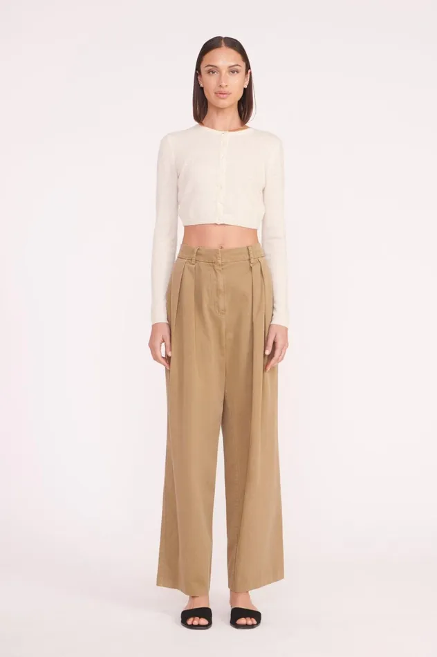 Women Sweaters STAUD STAUD DEANNA SWEATER CREME Women Sweaters STAUD STAUD DEANNA SWEATER CREME