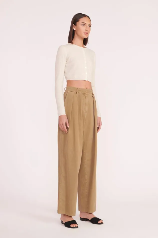 Women Sweaters STAUD STAUD DEANNA SWEATER CREME Women Sweaters STAUD STAUD DEANNA SWEATER CREME