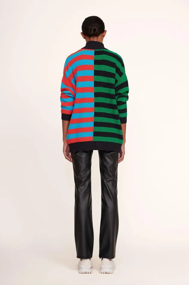 Women Sweaters STAUD STAUD HAMPTON SWEATER CABANA STRIPE MULTI Women Sweaters STAUD STAUD HAMPTON SWEATER CABANA STRIPE MULTI