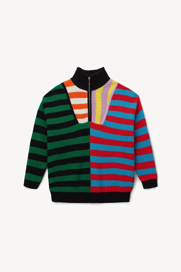 Women Sweaters STAUD STAUD HAMPTON SWEATER CABANA STRIPE MULTI Women Sweaters STAUD STAUD HAMPTON SWEATER CABANA STRIPE MULTI