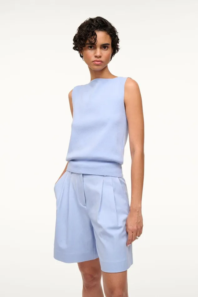Women Sweaters STAUD STAUD ROCKI SWEATER PERIWINKLE Women Sweaters STAUD STAUD ROCKI SWEATER PERIWINKLE
