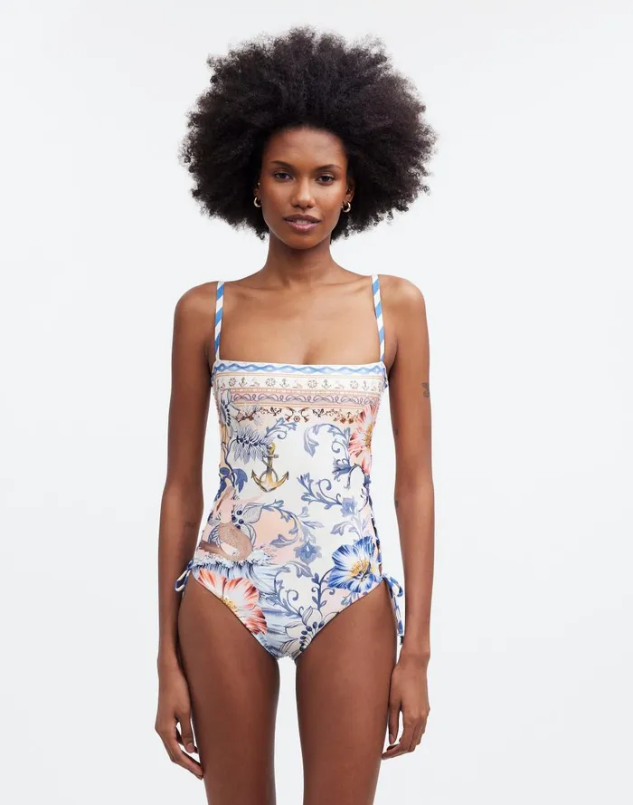 Women Swim Madewell Agua Bendita Mariel OnePiece Swimsuit