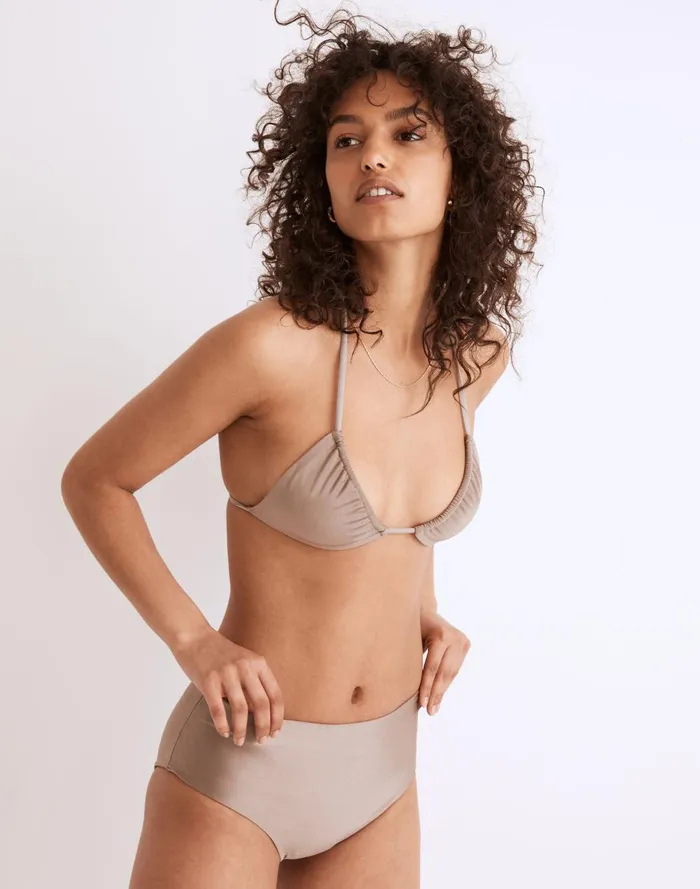 Women Swim Madewell Butter Swimwear Milan Bottoms