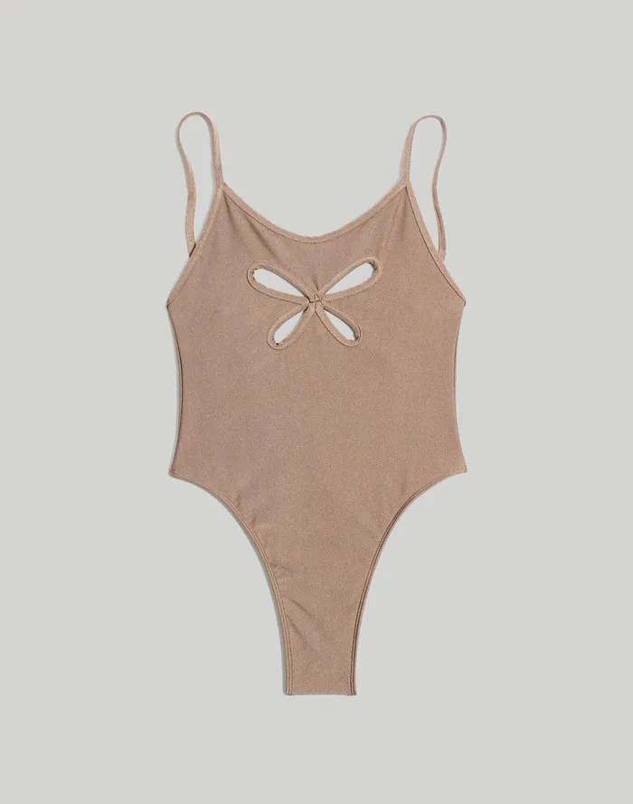 Women Swim Madewell Butter Swimwear Seychelles OnePiece