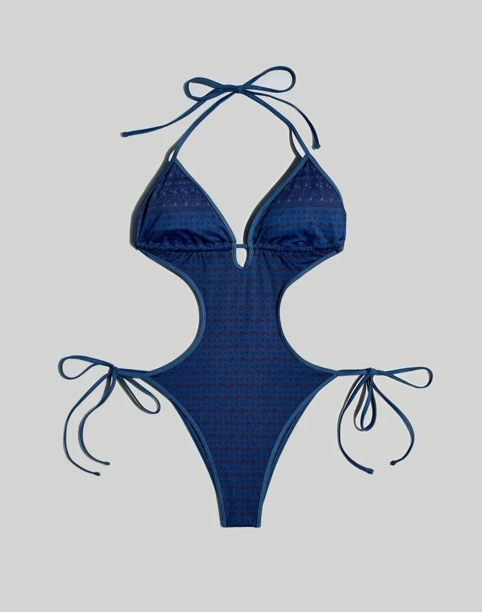 Women Swim Madewell Frankies Bikinis Adriana OnePiece Swimsuit