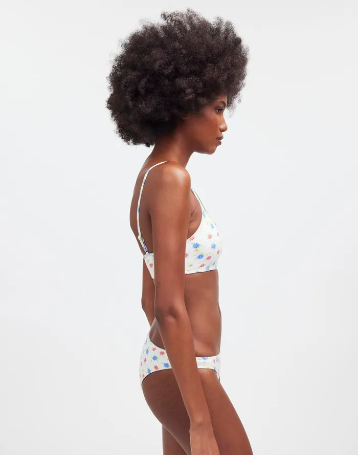 Women Swim Madewell Frankies Bikinis Bay View Cotton Top