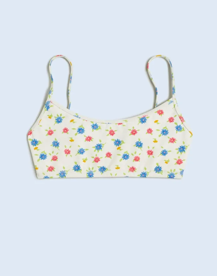 Women Swim Madewell Frankies Bikinis Bay View Cotton Top