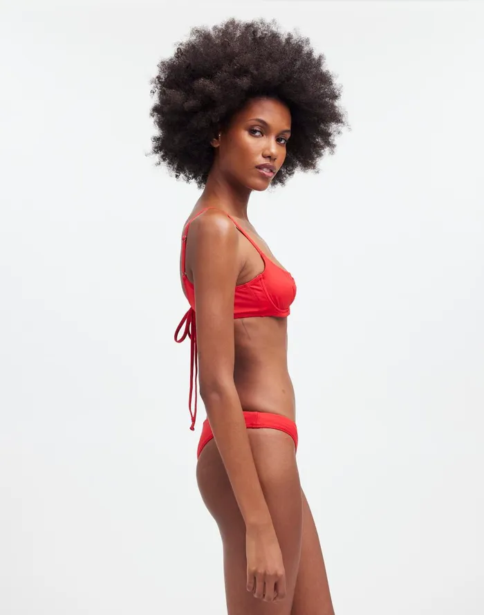 Women Swim Madewell Frankies Bikinis Cola Underwire Balconette Bikini Top