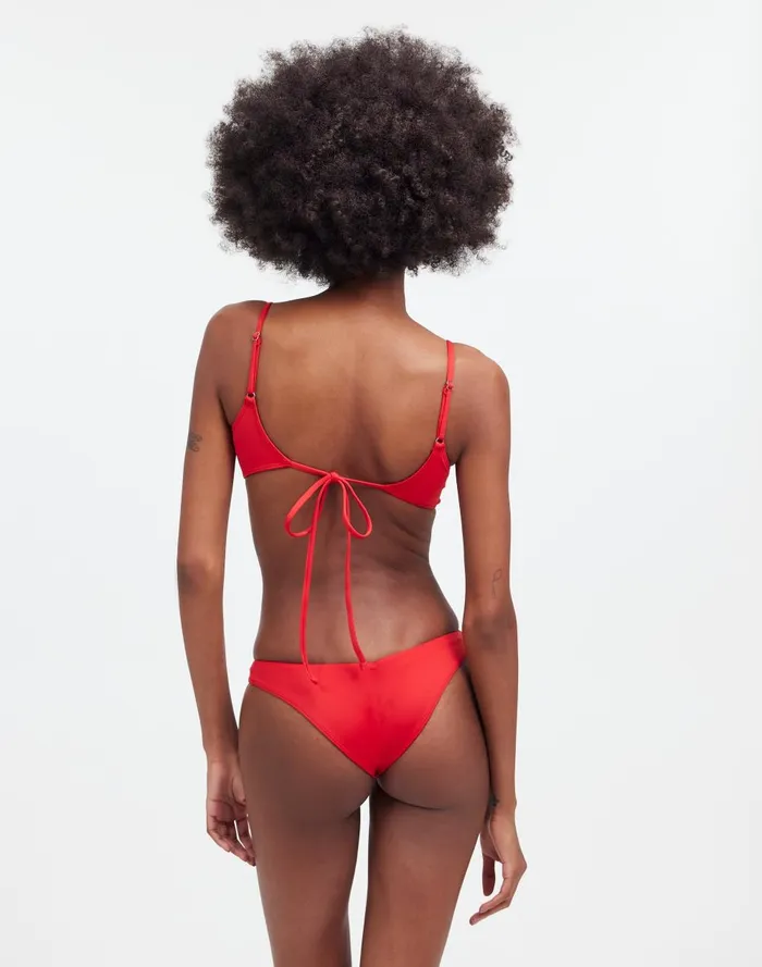 Women Swim Madewell Frankies Bikinis Cola Underwire Balconette Bikini Top