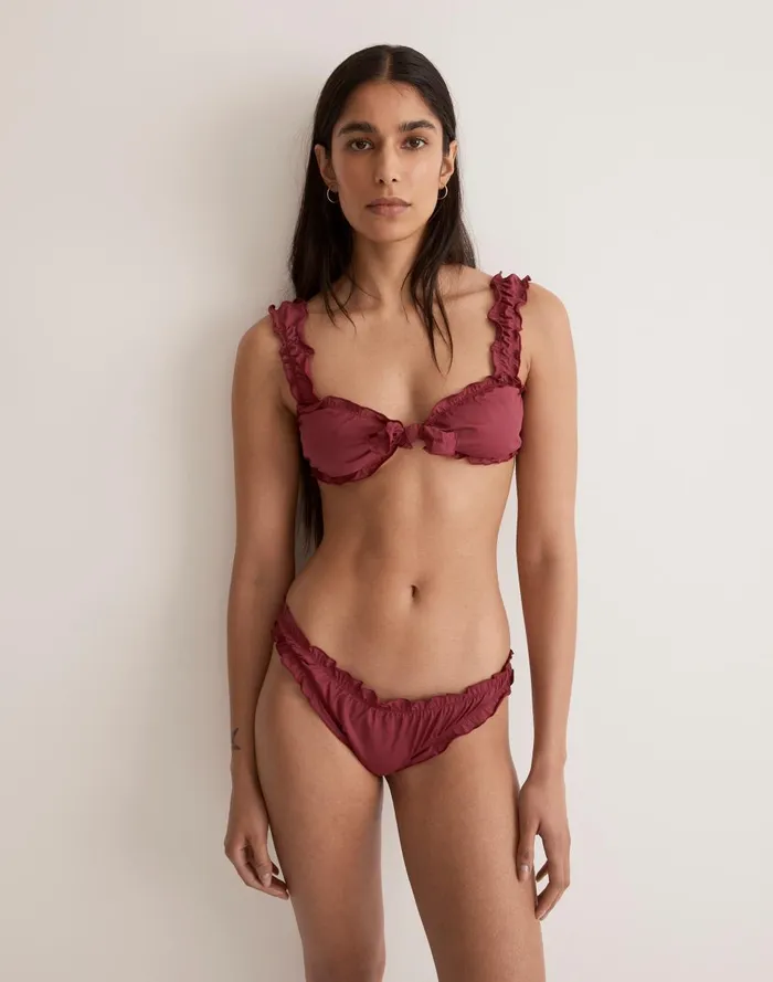 Women Swim Madewell Frankies Bikinis Colby Bikini Top