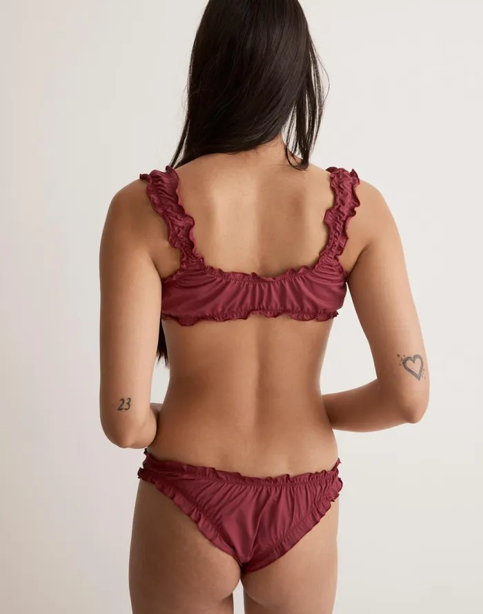 Women Swim Madewell Frankies Bikinis Colby Bikini Top