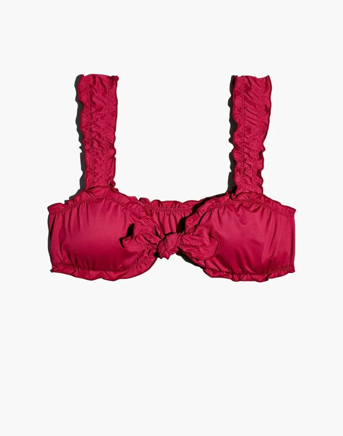 Women Swim Madewell Frankies Bikinis Colby Bikini Top