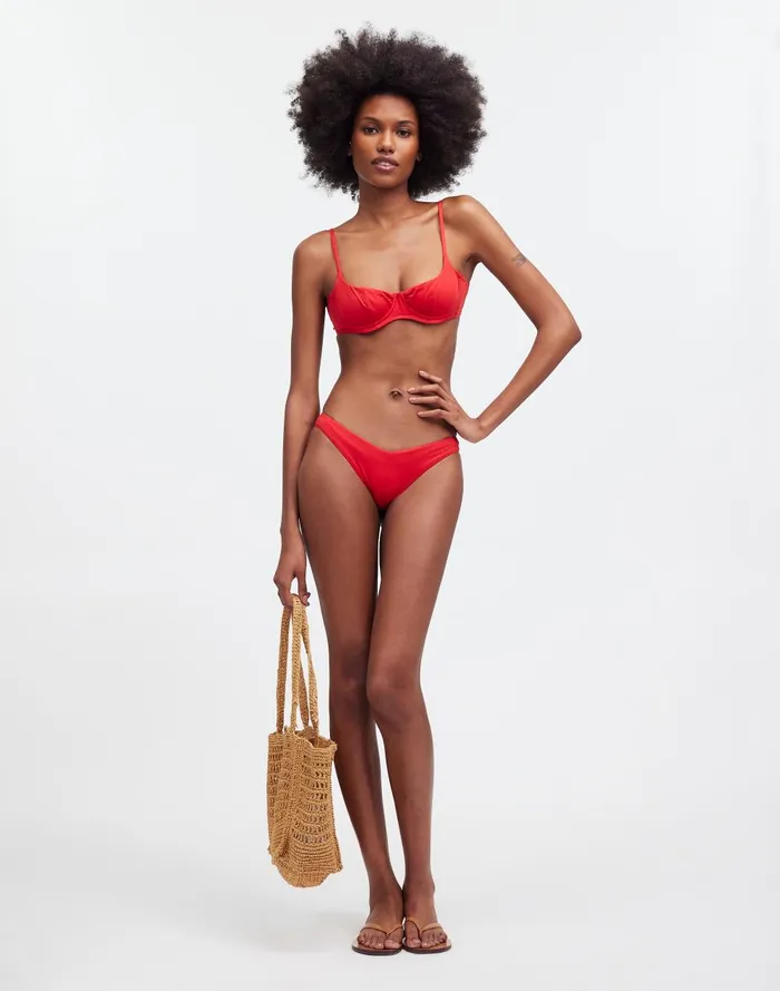 Women Swim Madewell Frankies Bikinis Enzo Bikini Bottom