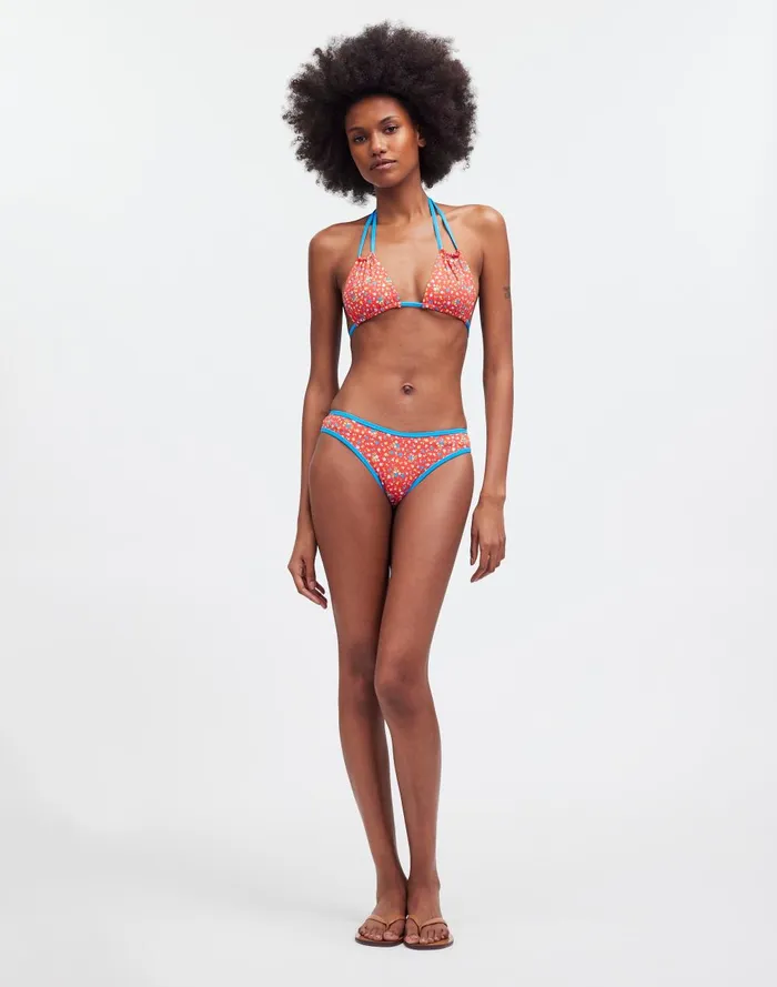 Women Swim Madewell Frankies Bikinis Florabelle Bikini Top