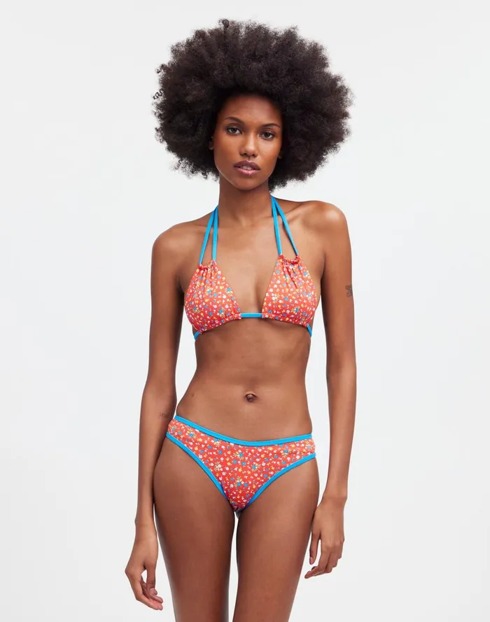 Women Swim Madewell Frankies Bikinis Florabelle Bikini Top