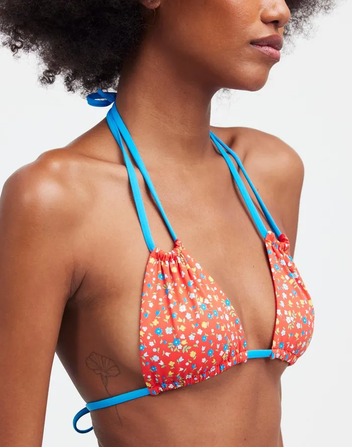 Women Swim Madewell Frankies Bikinis Florabelle Bikini Top