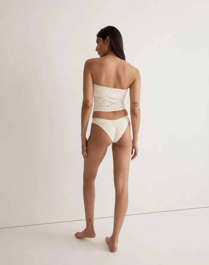 Women Swim Madewell Frankies Bikinis Patchwork Enzo Bikini Bottom