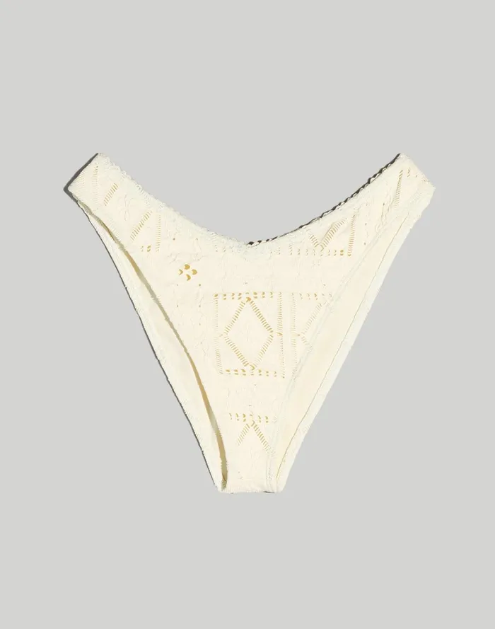 Women Swim Madewell Frankies Bikinis Patchwork Enzo Bikini Bottom