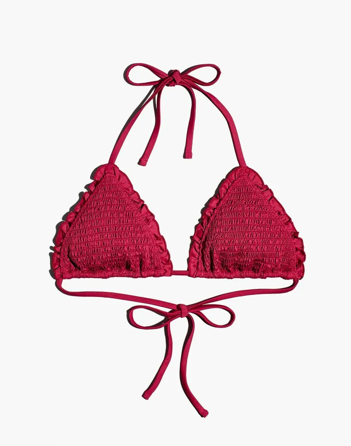 Women Swim Madewell Frankies Bikinis Tidal Terry Bikini Top