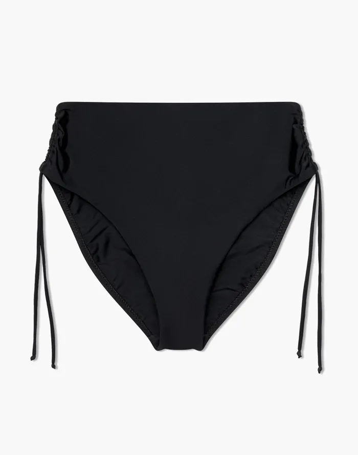 Women Swim Madewell GALAMAAR Ruched HighWaist Bikini Bottom