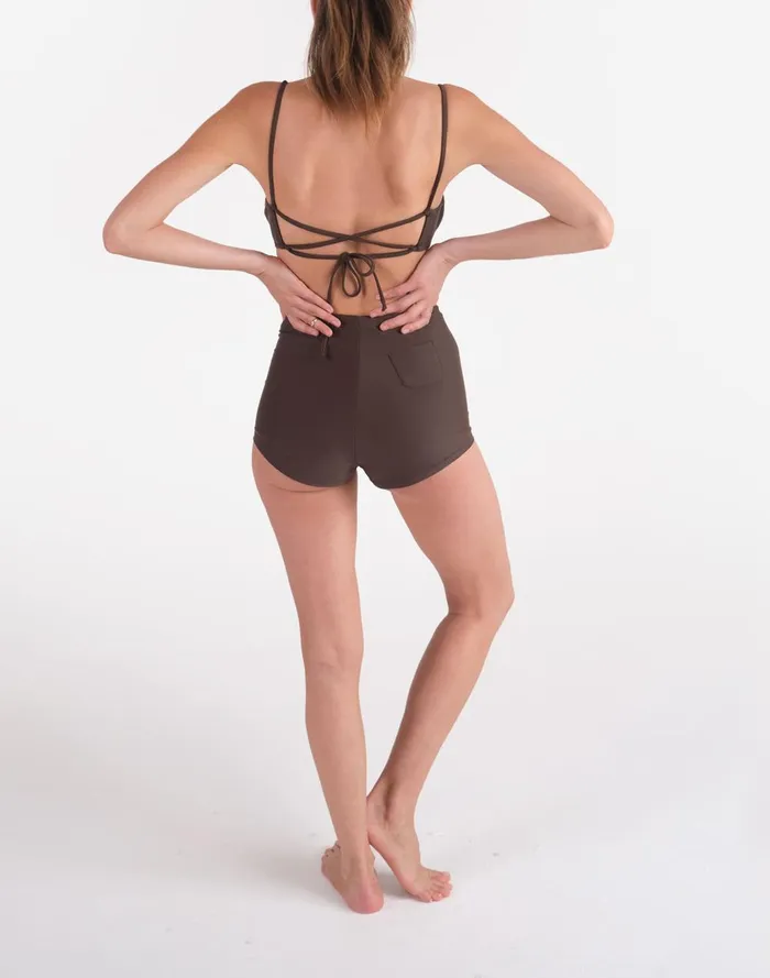 Women Swim Madewell Galamaar TAP SHORT