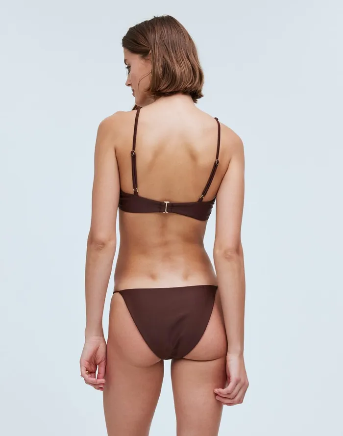 Women Swim Madewell Jade Swim Bare Minimum Bikini Bottom