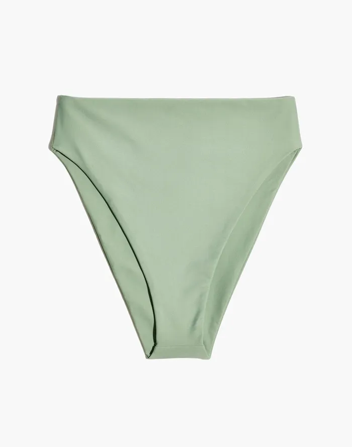 Women Swim Madewell Jade Swim Incline Bikini Bottom