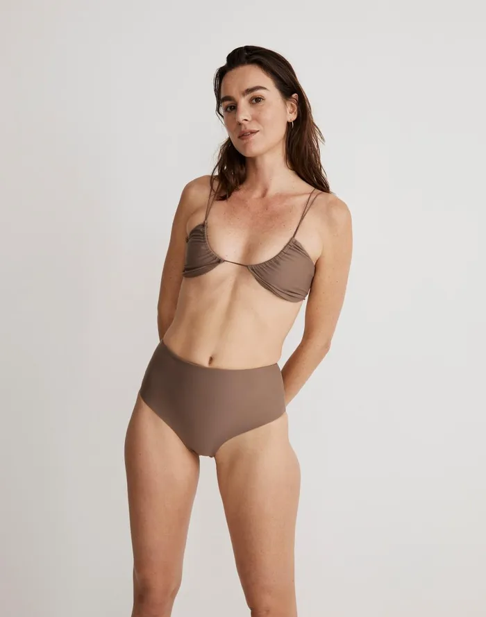 Women Swim Madewell Jade Swim Micro Kora Bikini Top